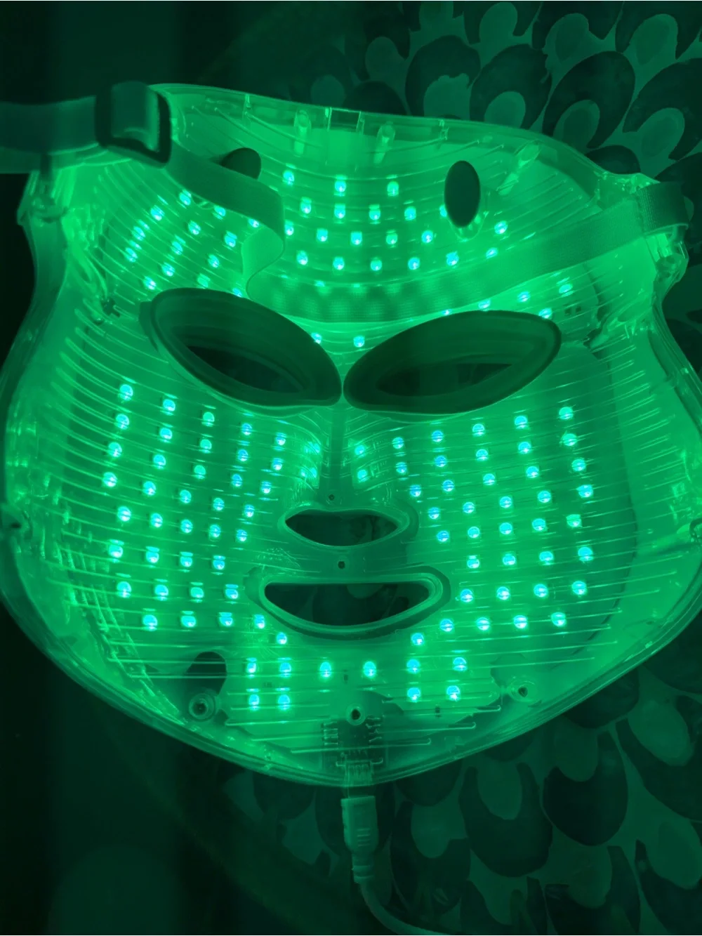 LED Facial Mask Therapy Device - White